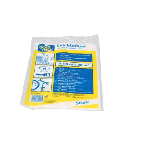 DEISS GOLDPACK Leichtplane HDPE Abdeckfolie Typ 6 stark, natur 1 Packung