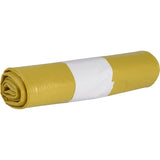 Abena Abfallsäcke Sækko Boy, LDPE Recycled, 60 Liter 1 Karton (15 Rollen × 10 Stück), Gelb