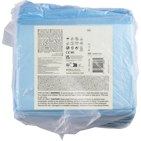 ABENA® Bettschutzunterlage Abri-Cell, 6-lagig, 17g, hellblau