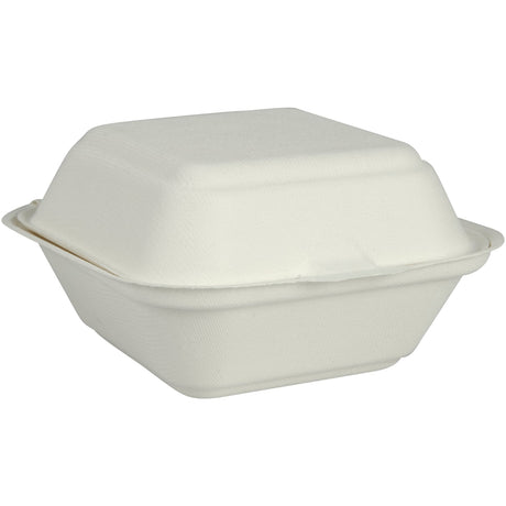 ABENA® Burgerbox Bagasse, weiß 1 Packung (50 Stück)