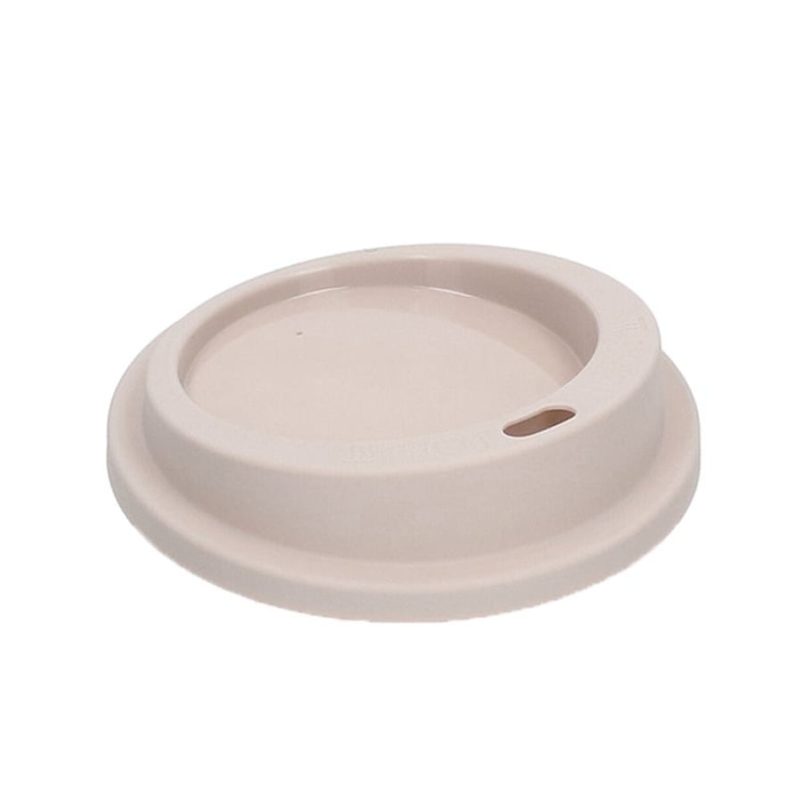 ABENA® Deckel für Kaffeebecher, Ø 79 mm, beige 1 Karton (8 Packungen × 60 Stück)
