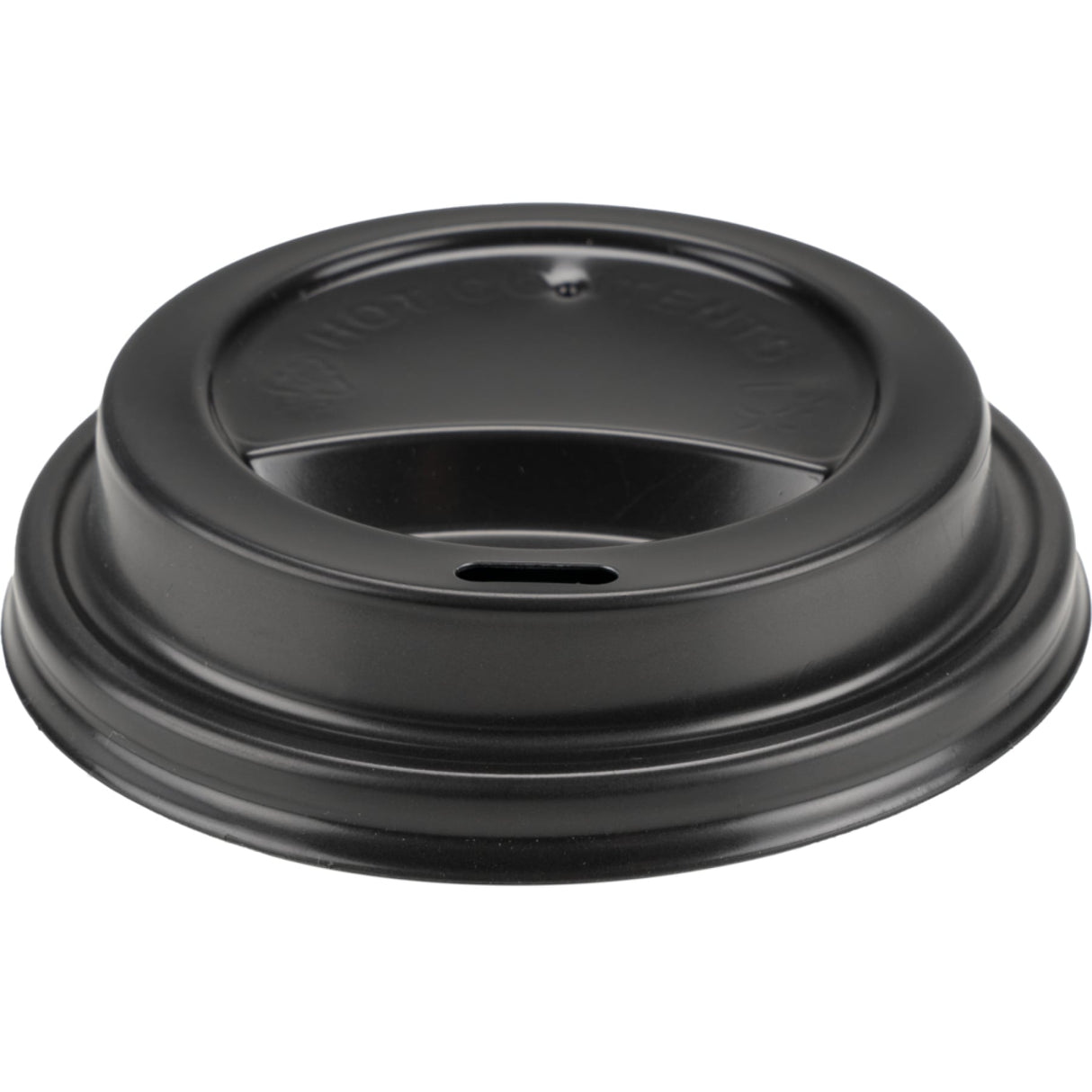 ABENA® Deckel für Kaffeebecher, Ø 80 mm, schwarz 1 Karton (10 Packungen × 100 Stück)
