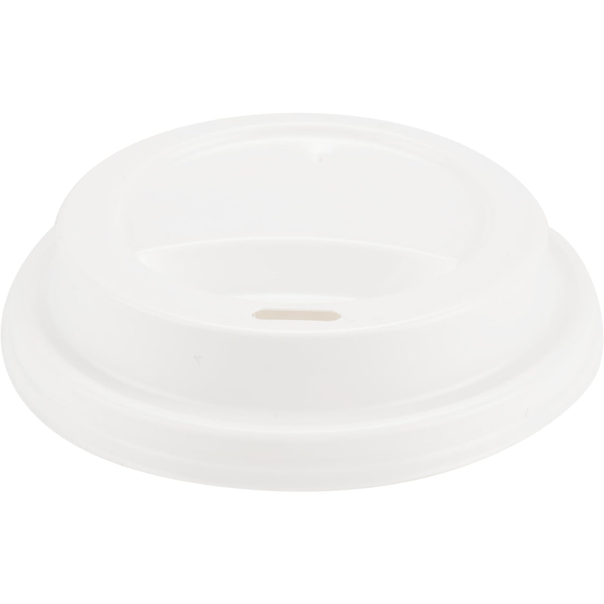 ABENA® Deckel für Kaffeebecher, Ø 80 mm, weiß 1 Karton (10 Packungen × 100 Stück)