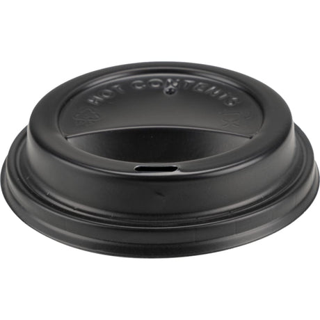 ABENA® Deckel für Kaffeebecher, Ø 90 mm, schwarz 1 Karton (10 Packungen × 100 Stück)