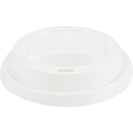 ABENA® Deckel für Kaffeebecher, Ø 90 mm, weiß 1 Karton (10 Packungen × 100 Stück)