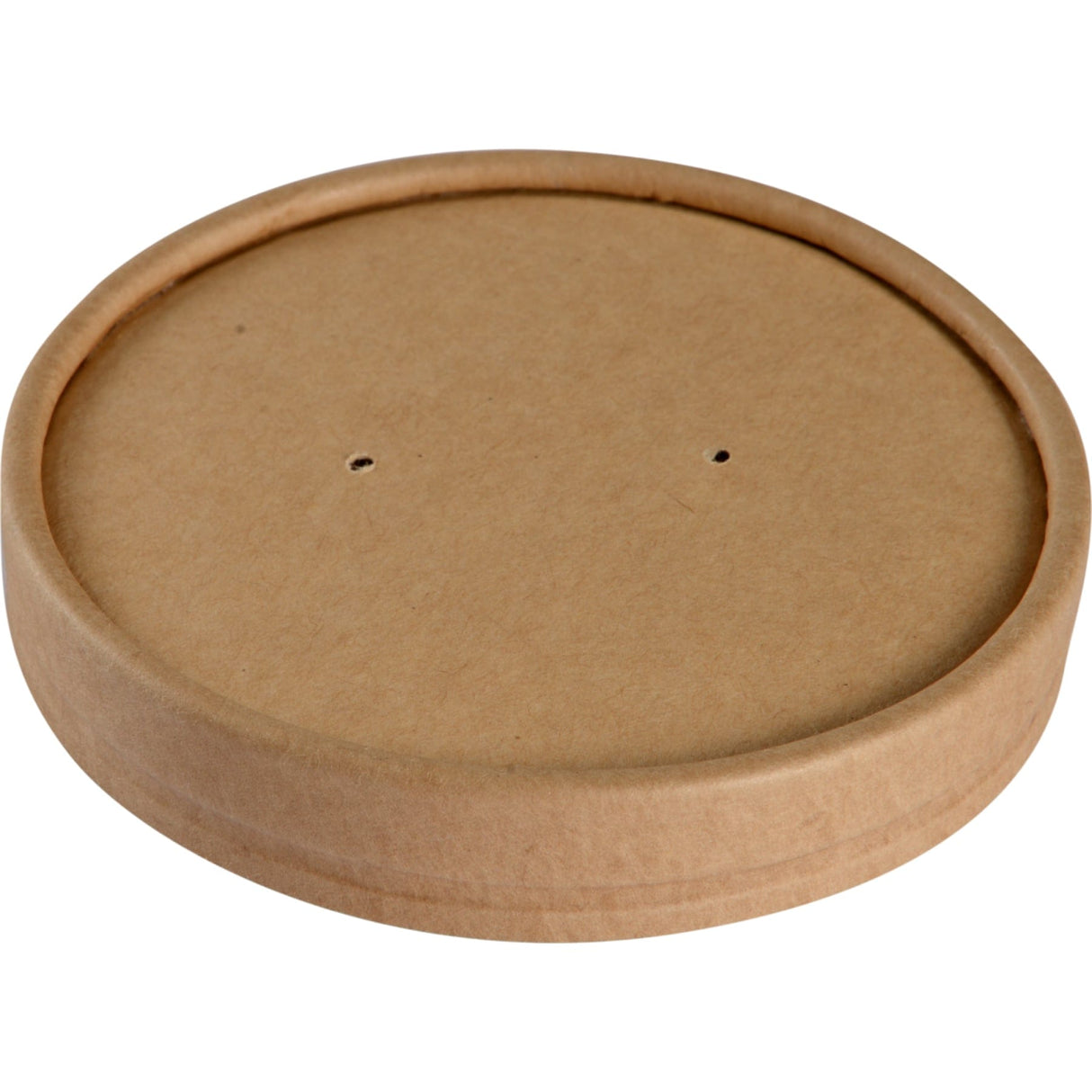 ABENA® Deckel für Pappschalen, braun, Ø 9,7 cm 1 Karton (20 Packungen × 25 Stück)