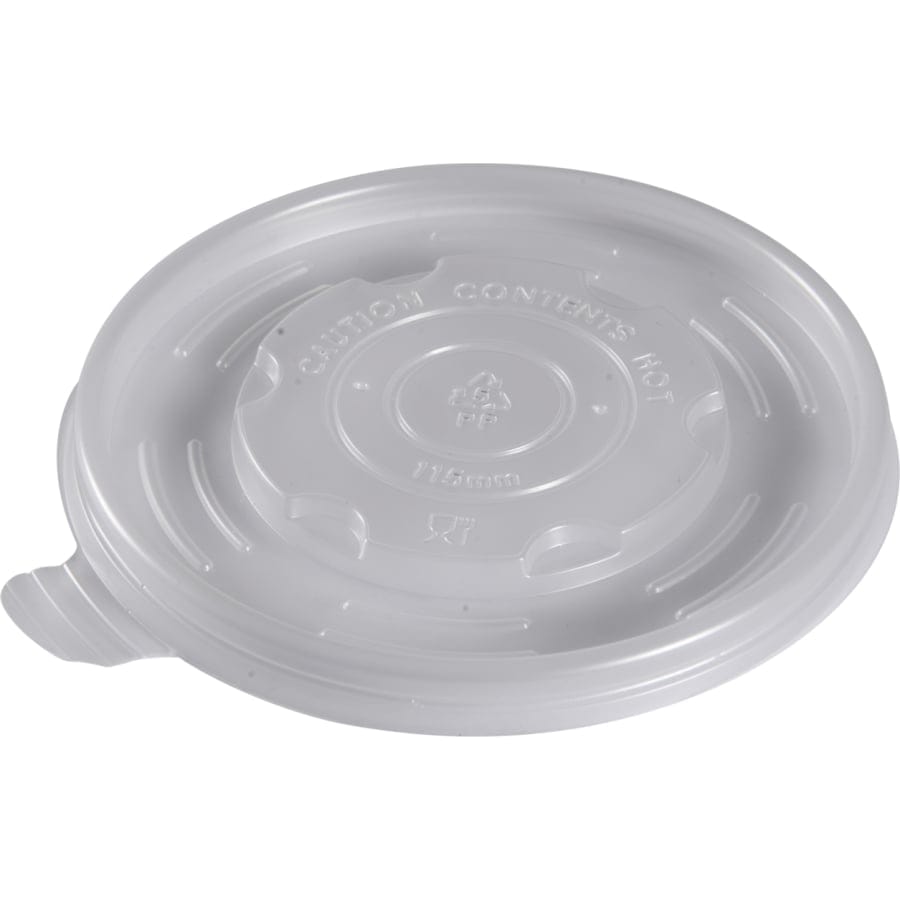 ABENA® Deckel für Pappschalen, transparent, PP, Ø 11,5 cm 1 Karton (20 Packungen × 50 Stück)