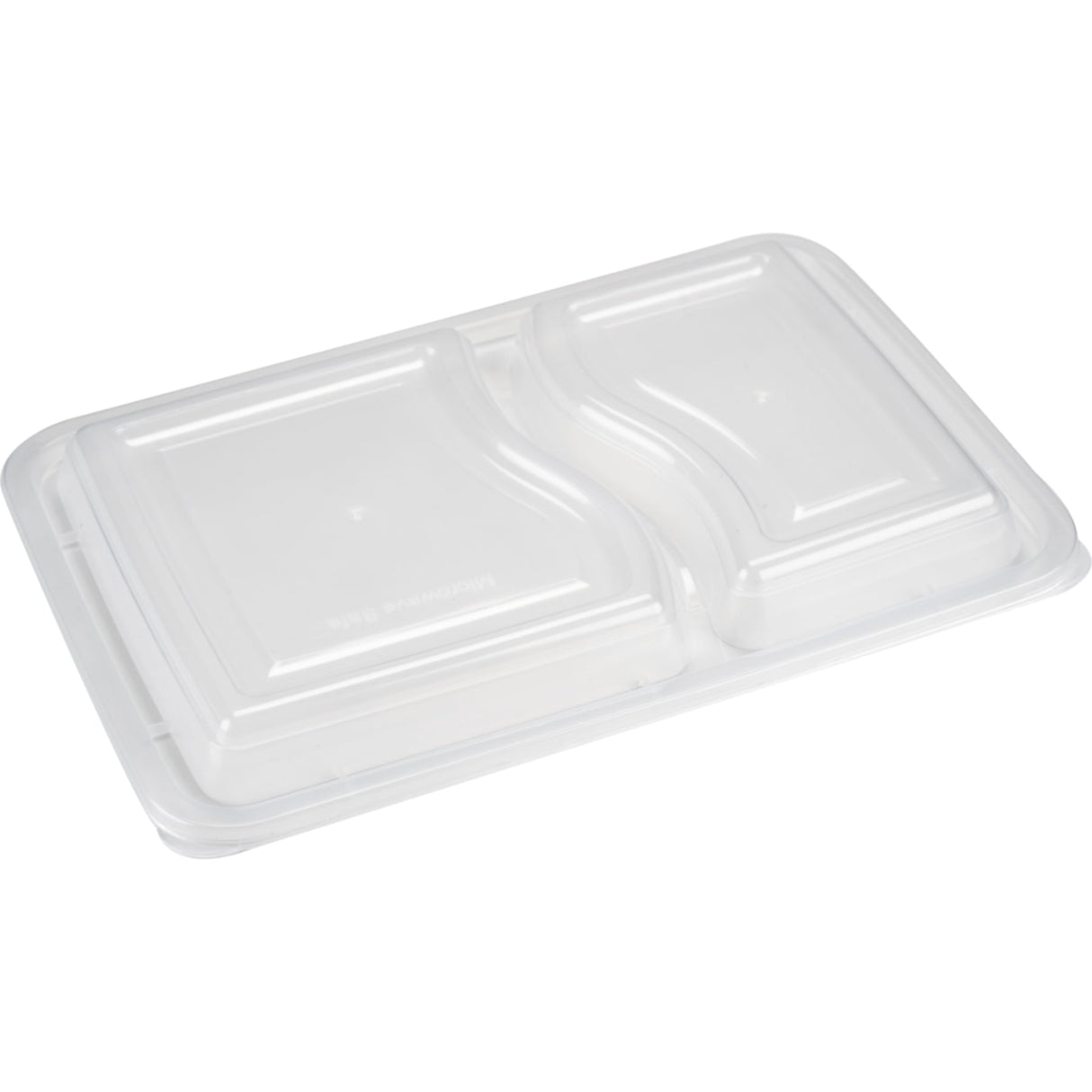 ABENA® Deckel für Take-away-Schale, PP, 2-geteilt, transparent 1 Karton (8 Packungen × 50 Stück)