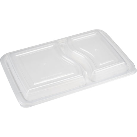 ABENA® Deckel für Take-away-Schale, PP, 2-geteilt, transparent 1 Karton (8 Packungen × 50 Stück)