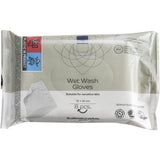 ABENA Einmal Waschhandschuhe, Waschen ohne Wasser, aufwärmbar 1 Karton (30 Packungen), 8 Handschuhe