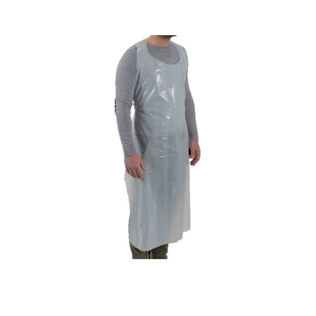 ABENA® Einwegschürze LDPE, weiß, geblockt, 18µ 1 Beutel (50 Stück)