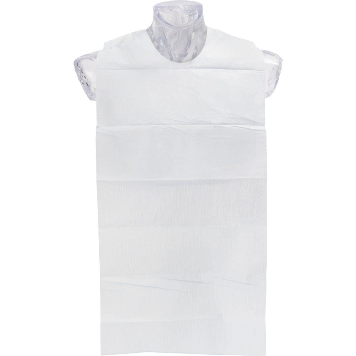ABENA® Einwegschürze mit Klebestreifen, 37 x 78 cm, weiß 1 Karton (9 Packungen × 100 Stück)