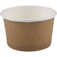 ABENA® Eisbecher, Pappe, braun, 140 ml 1 Karton (20 Packungen × 50 Stück)