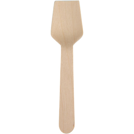 ABENA® Eislöffel, Holz, 9,5 cm 1 Karton (20 Packungen × 100 Stück)