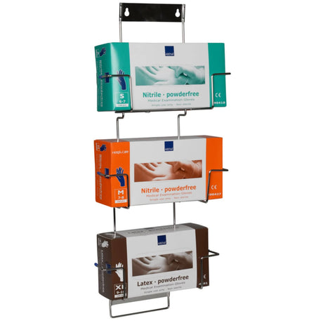 ABENA® Flexi Rack Handschuhspender, rostfreier Stahl Variante 3