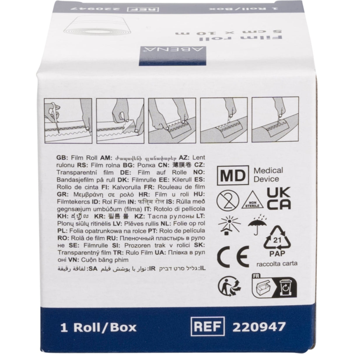ABENA® Folien Filmverband, unsteril, 10 m