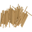 ABENA® Jumbo Trinkhalme Papier, Braun , 19,5 cm, Ø 0,8 cm 1 Karton (50 Packungen × 100 Stück)