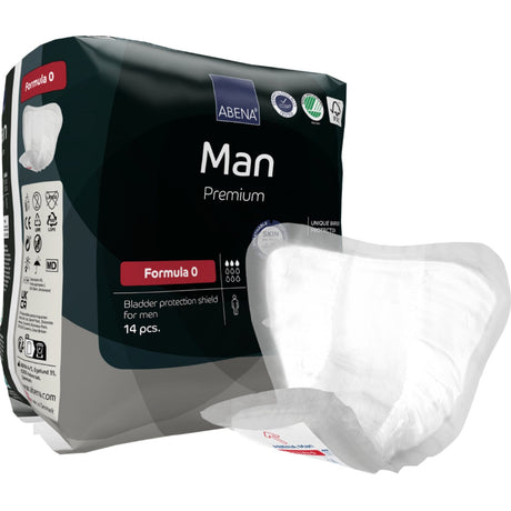 ABENA® Man Premium Formula 0 Inkontinenzhosen, grau 1 Karton (16 Packungen × 14 Stück)