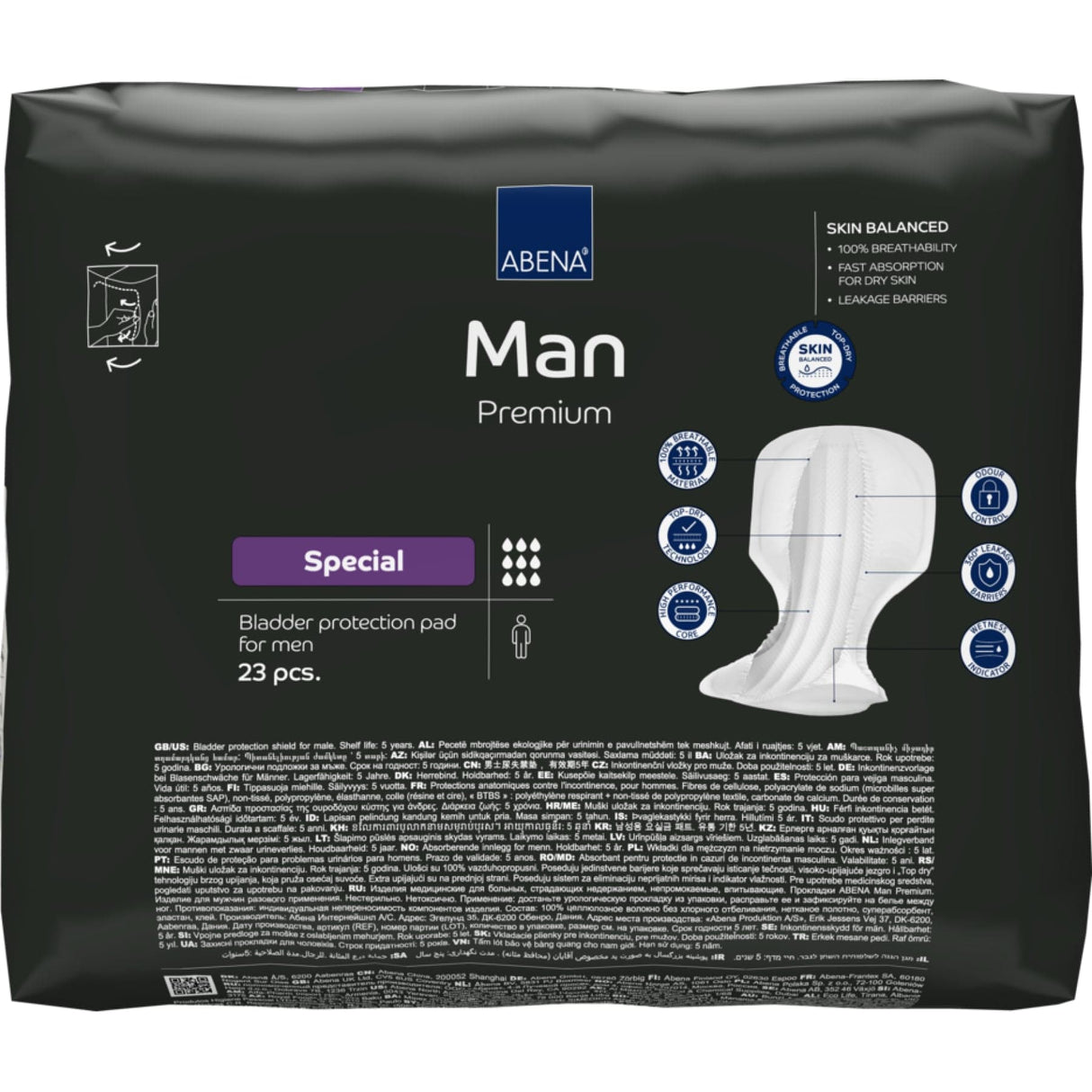 ABENA® Man Premium Special Inkontinenzeinlagen, weiß