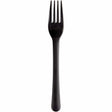 ABENA® Mehrweg Gabel, ABENA Gastro, schwarz 1 Karton (20 Packungen × 50 Stück)