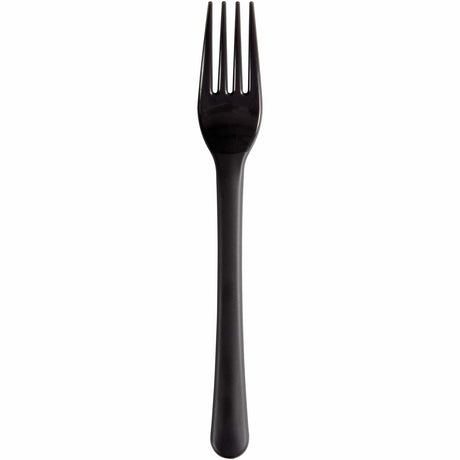 ABENA® Mehrweg Gabel, ABENA Gastro, schwarz 1 Karton (20 Packungen × 50 Stück)