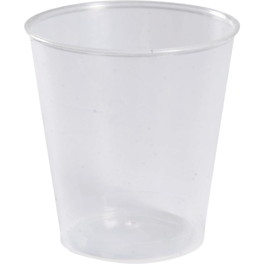 ABENA® Mehrweg Schnapsglas, PP, Ø 3,7 cm, 2 cl 1 Karton (50 Packungen × 20 Stück)