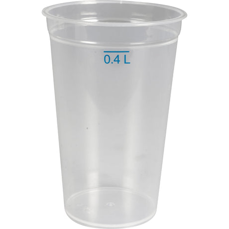 ABENA® Mehrweg Trinkbecher, 400 ml 1 Karton (8 Packungen × 12 Stück)