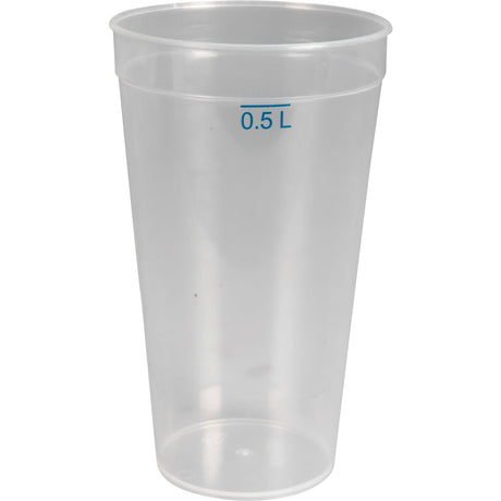 ABENA® Mehrweg Trinkbecher, 500 ml 1 Karton (8 Packungen × 12 Stück)