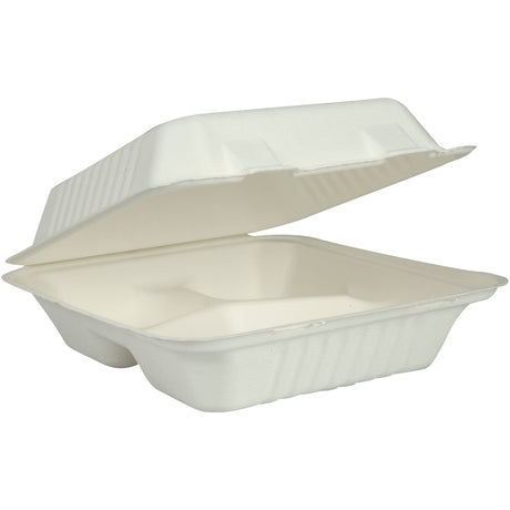 ABENA® Menübox, Bagasse, 3-geteilt