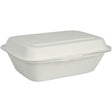 ABENA® Menübox, Bagasse, Ungeteilt, weiß 1 Packung (50 Stück)