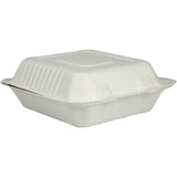 ABENA® MenüBox, Bagasse, weiß, 22 x 22 x 8 cm