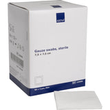 ABENA® Mullkompressen, 8-lagig, 17-fädig, steril, weiß 1 Karton (18 Packungen × 50 Beutel × 2 Stück) · 425064