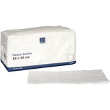 ABENA® Mullkompressen, 8-lagig, 17-fädig, unsteril, weiß 1 Karton (20 Packungen × 100 Stück)
