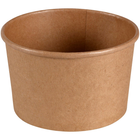 ABENA® Pappschale, braun, Ø 11,1 cm, 480 ml 1 Karton (10 Packungen × 50 Stück)