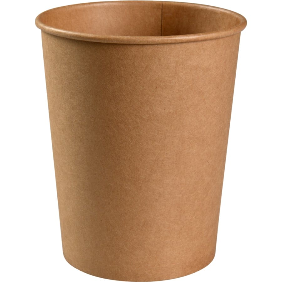 ABENA® Pappschale, braun, Ø 11,5 cm 1 Karton (10 Packungen × 50 Stück), 1000 ml