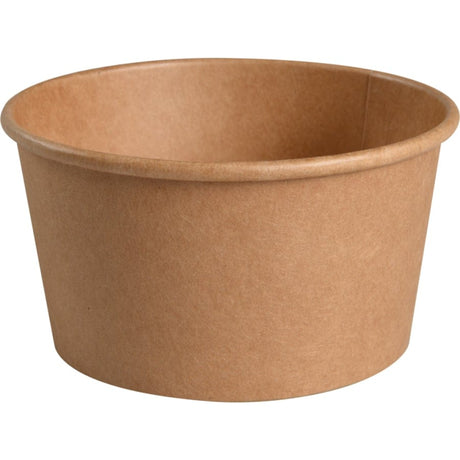 ABENA® Pappschale, braun, Ø 11,5 cm 1 Karton (10 Packungen × 50 Stück), 400 ml