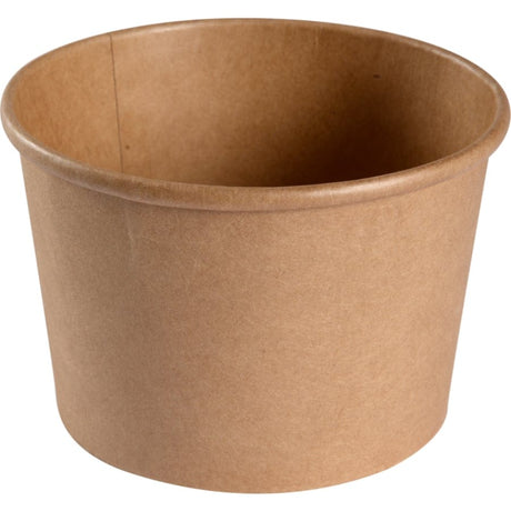 ABENA® Pappschale, braun, Ø 11,5 cm 1 Karton (10 Packungen × 50 Stück), 500 ml