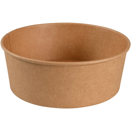 ABENA® Pappschale, braun, Ø 18,7 cm, 1100 ml 1 Karton (6 Packungen × 50 Stück)