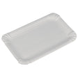 ABENA® Pappteller, Eckig, 10,5 x 16,5 cm 1 Karton (12 Packungen × 250 Stück)
