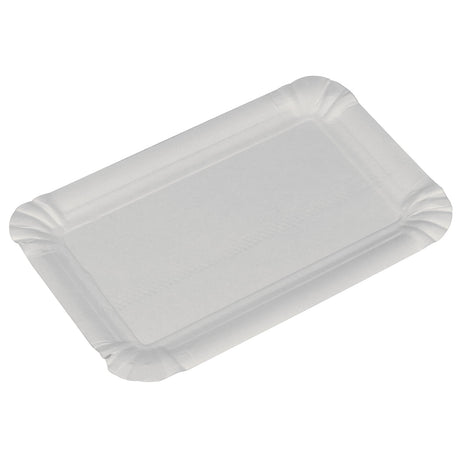 ABENA® Pappteller, Eckig, 10,5 x 16,5 cm 1 Karton (12 Packungen × 250 Stück)