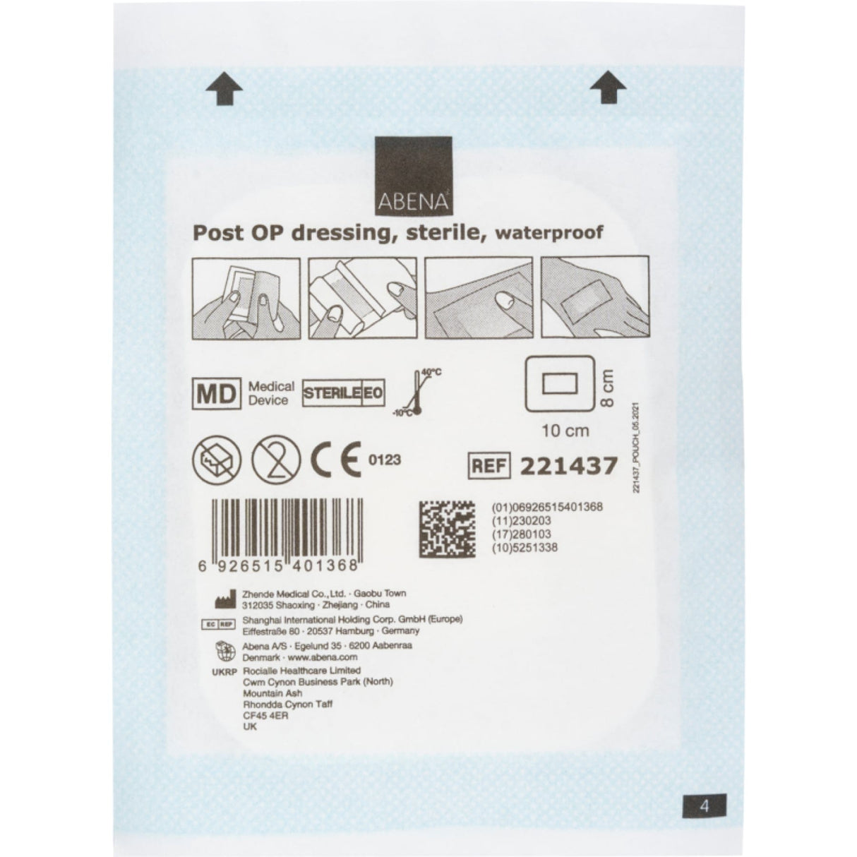 ABENA® Post-OP-Verband, wasserfest, steril