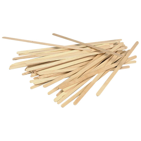 ABENA® Rührstäbchen, 19 cm, Holz 1 Karton (5 Packung × 1000 Stück)
