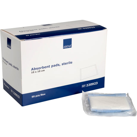 ABENA® Saugkompresse, steril, weiß 1 Packung (50 Stück)