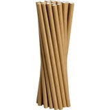 ABENA® Strohhalme Papier Jumbo, Braun, 25 cm, Ø 0,8 cm 1 Packung (100 Stück)