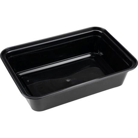 ABENA® Take-away-Schale, PP, ungeteilt, 350 ml, schwarz 1 Karton (8 Packungen × 50 Stück)