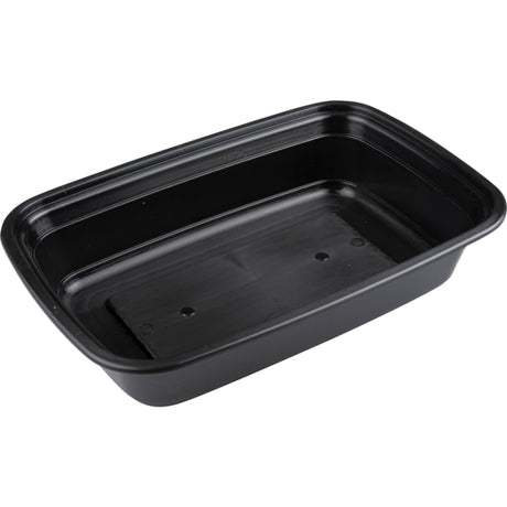ABENA® Take-away-Schale, PP, ungeteilt, 360 ml, schwarz 1 Karton (8 Packungen × 50 Stück)
