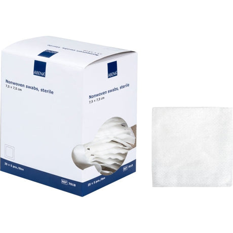 ABENA® Vlieskompresse, steril 1 Packung (25 × 5 Stück) · 425397