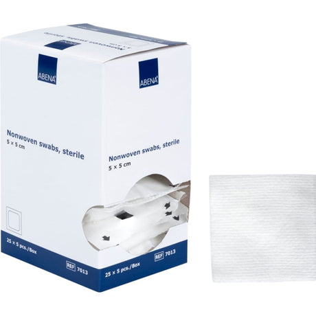 ABENA® Vlieskompresse, steril 1 Packung (25 × 5 Stück)