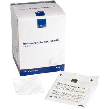 ABENA® Vlieskompresse, steril 1 Packung (50 × 2 Stück)