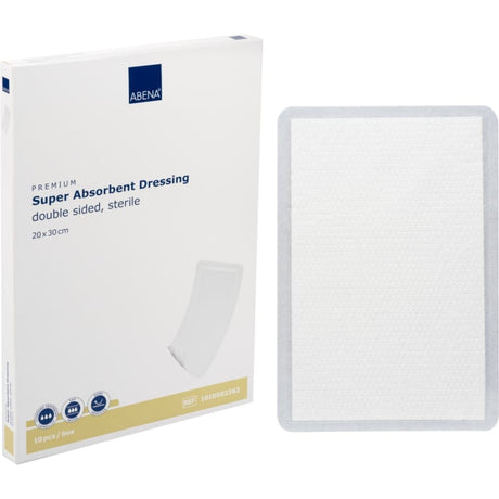 ABENA® Wundauflage, doppelseitig, steril, weiß 1 Packung (10 Stück) · 425423